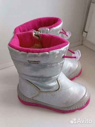 Ботинки зимние для девочки 24 размер