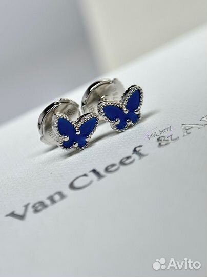 Серьги van cleef женские