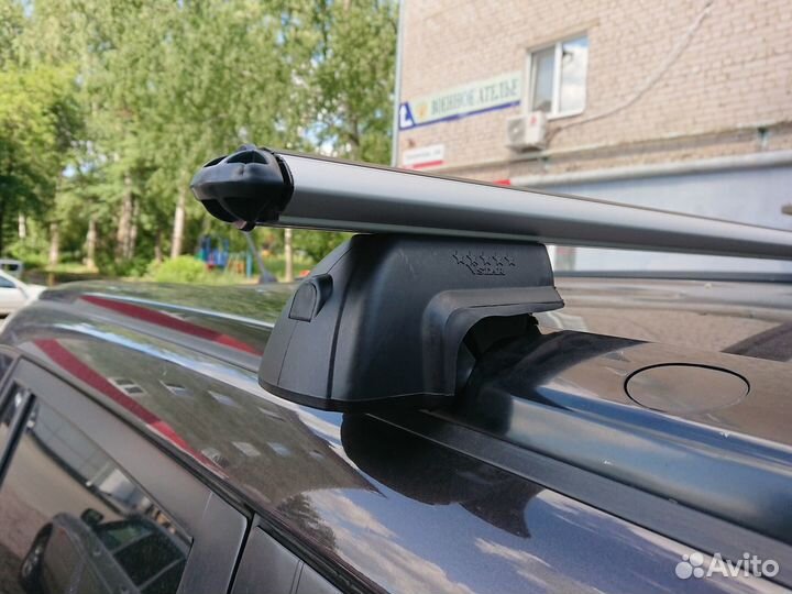 Багажник аэро на рейлинги Сузуки Гранд Витара