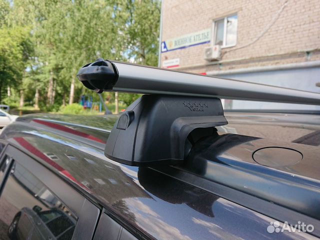 Багажник аэро на рейлинги Сузуки Гранд Витара