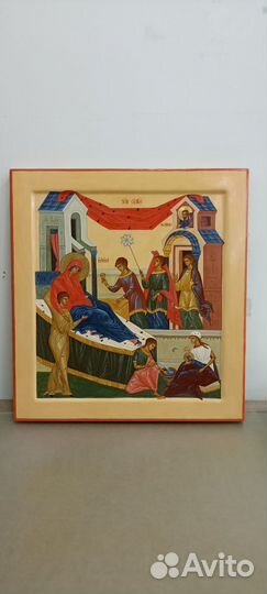 Православная писанная икона ручной работы