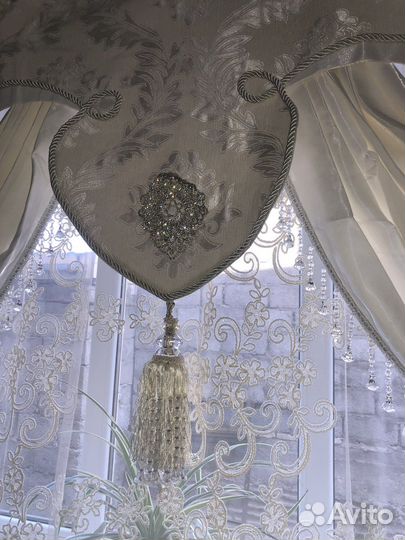 Шторы с ламбрекеном бу