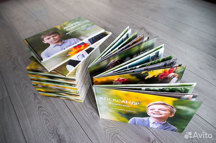 Выпускные фотоальбомы школа и детский сад