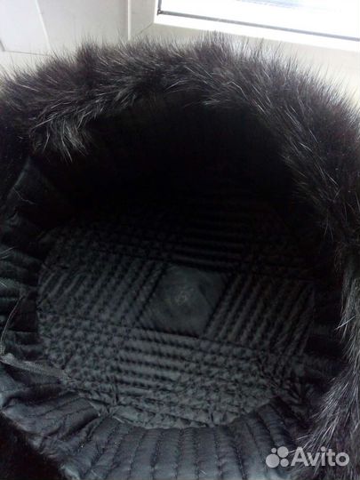 Мужская шапка 57-58р и кож. пиджак 52размер