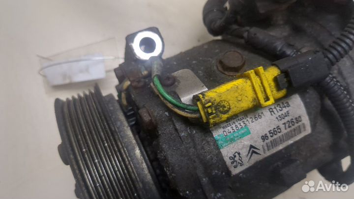 Компрессор кондиционера Peugeot 407, 2007