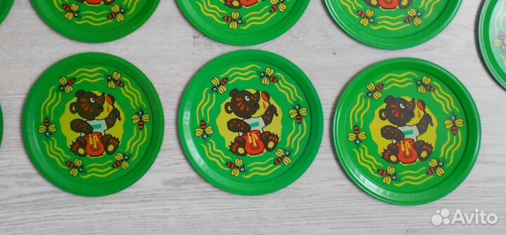 Тарелки детские (жесть) СССР, цена за все