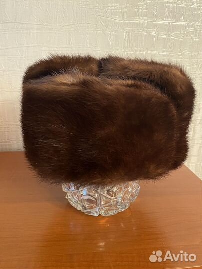 Норковая шапка мужская, разм. 56
