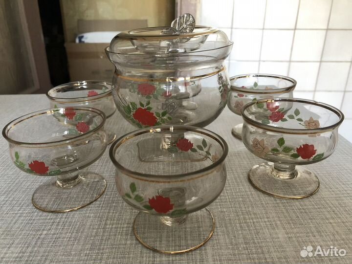 Набор столовой посуды для варенья, меда и тп