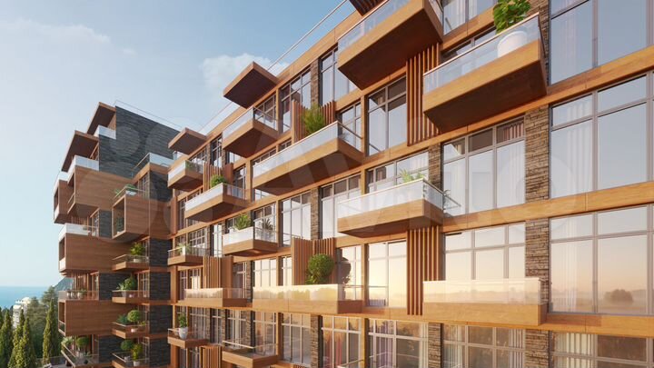 1-к. апартаменты, 57,5 м², 6/8 эт.