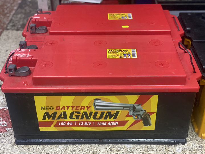 Автомобильный Аккумулятор Magnum 190 росс ботл
