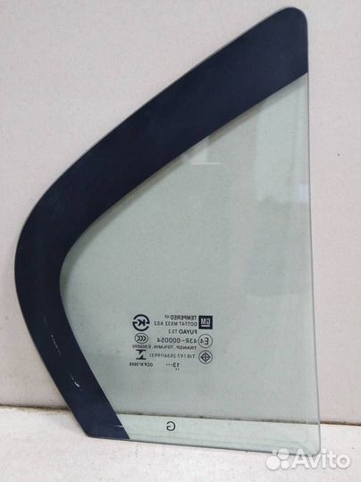 Стекло двери задней левой форточка Chevrolet Aveo