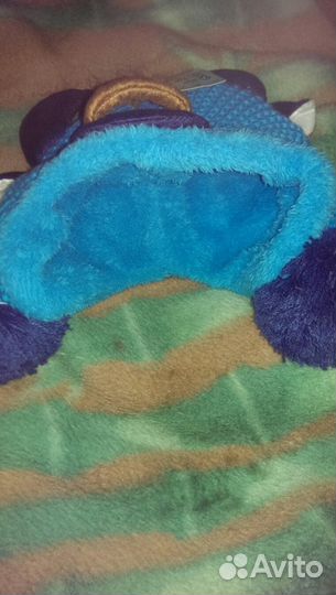 Новая вязанная шапочка бык