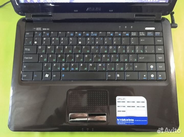 Ноутбук asus K40IJ на SSD +HDD