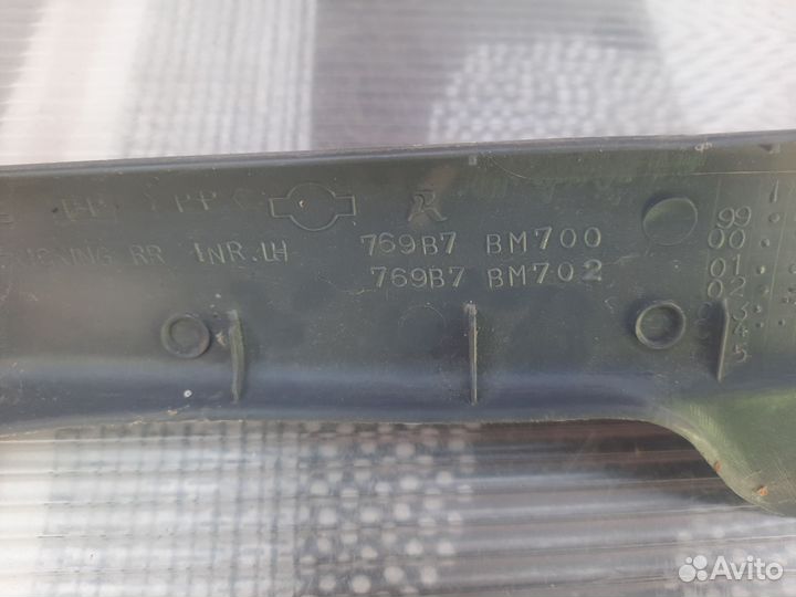 Накладка порога правая nissan almera n16