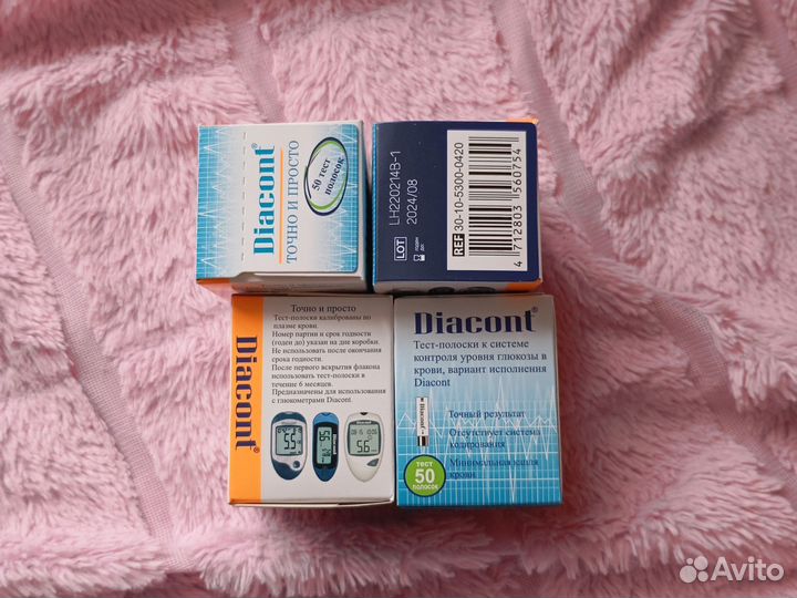 Тест полоски diacont