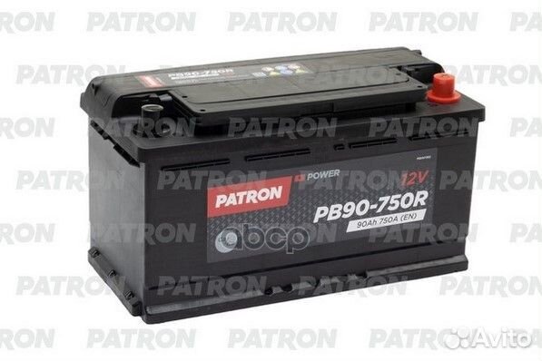 Аккумулятор patron power 12V 90AH 750A ETN 0(R+