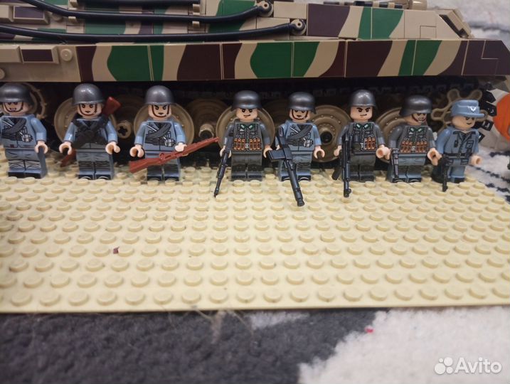 Лего модель танка, королевский тигр (тигр 2)