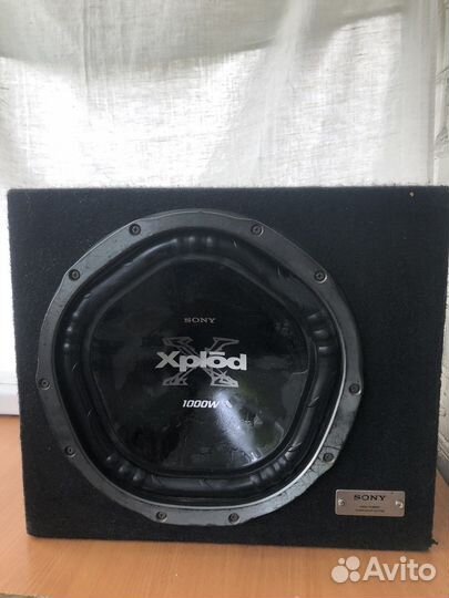 Сабвуфер sony xplod 1000w