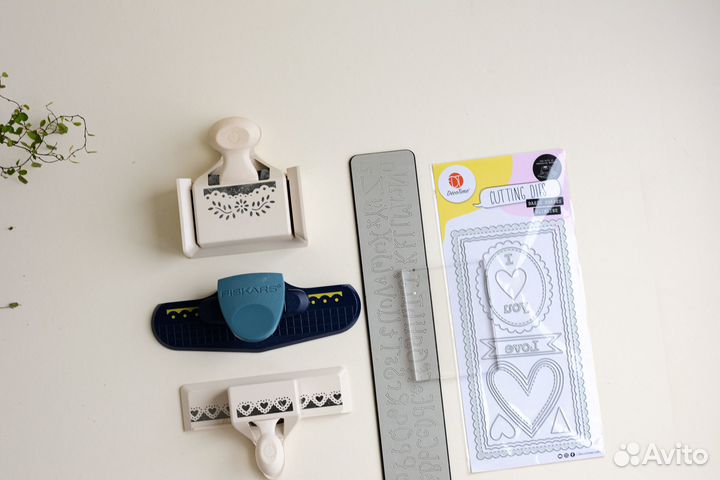 Дыроколы Марта Стюарт, ножи для скрапбукинга