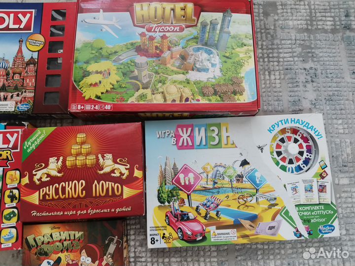 Детские настольные игры пакетом