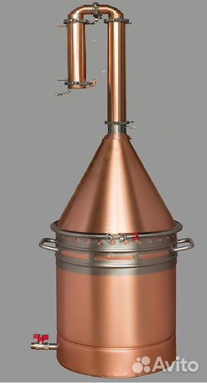 Самогонный аппарат - аламбик медный