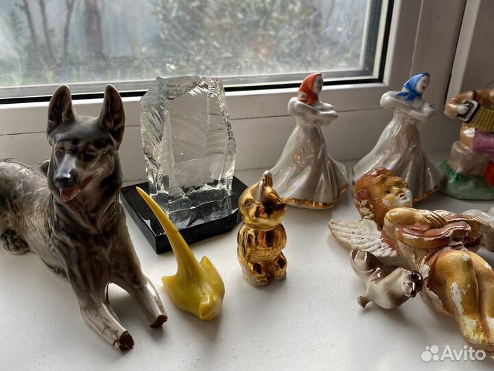 Статуэтки ссср,бюст ленина,деревянная лошадь