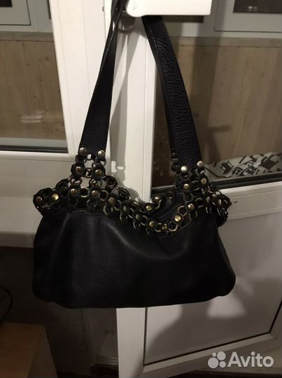 Сумка натуральная кожа италия DI grigorio