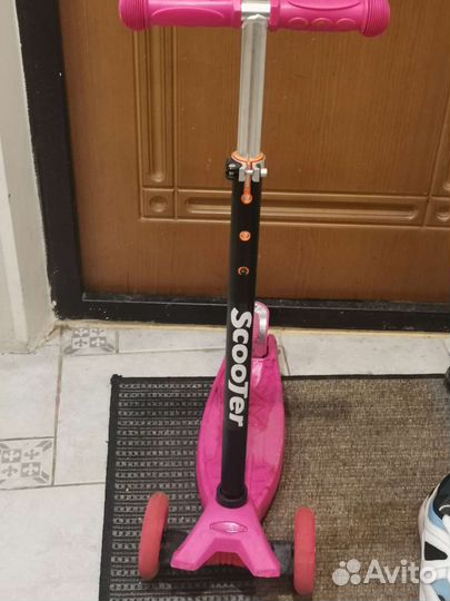 Самокат детский трехколесный бу