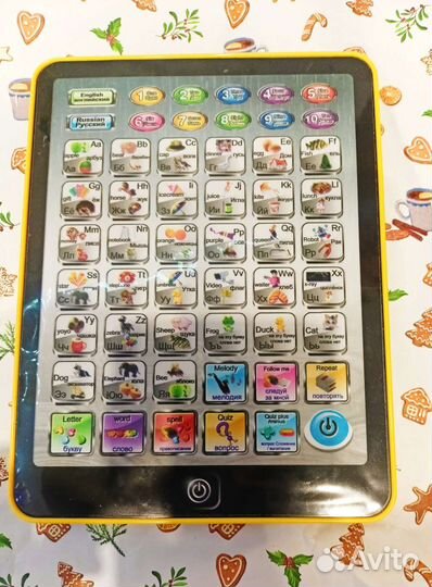 Новый Планшет обучающий. Алфавит рус и англ