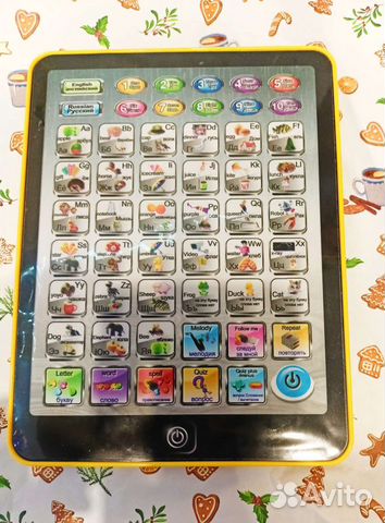 Новый Планшет обучающий. Алфавит рус и англ
