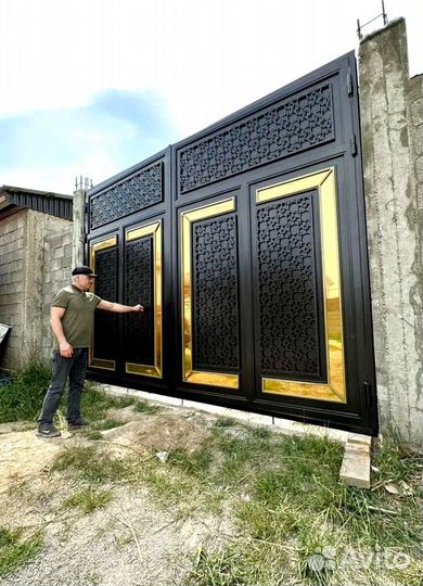 Ворота в Махачкале металлические