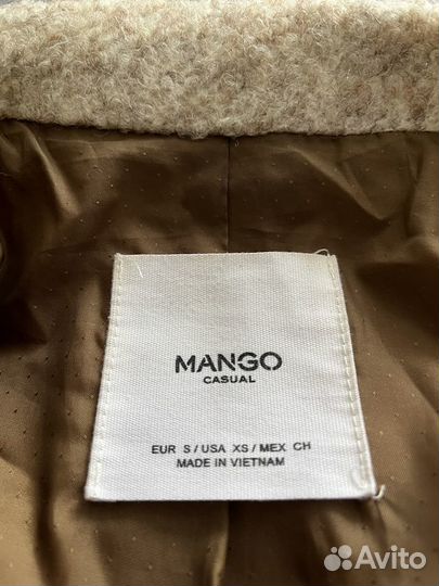 Пальто женское mango