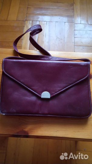 Сумка женская натуральная кожа ретро италия