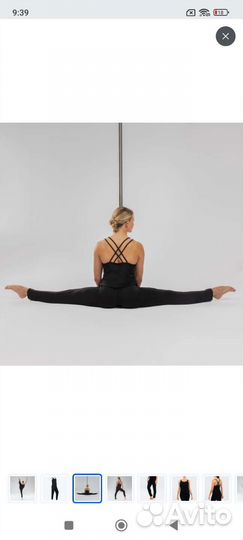 Струящийся комбинезон для танцев