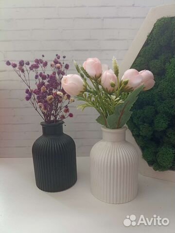 Ваза для цветов стабилизированных, сухоцветов