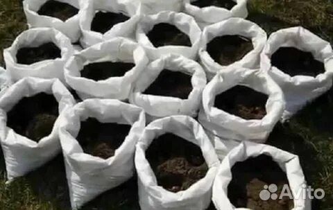 Плодородный грунт в мешках