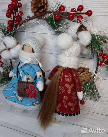 Текстильные куклы ручной работы