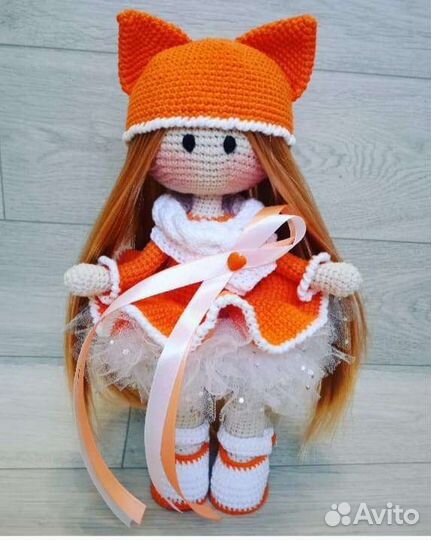 Кукла вязаная ручная работа
