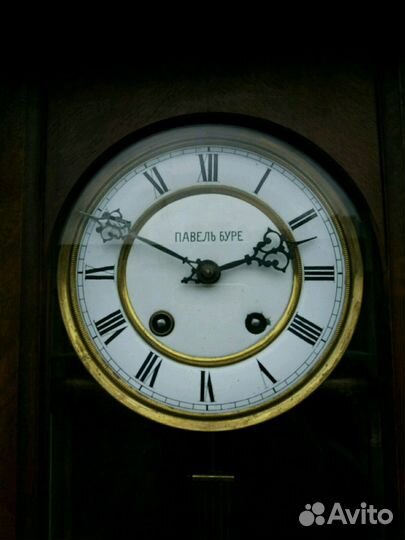Старинные настенные часы Павел Буре