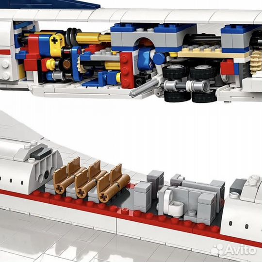 Lego 10318 самолет-concorde