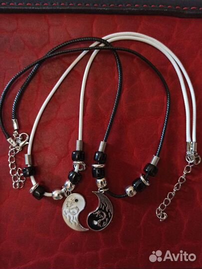 Парные ожерелья Инь Янь