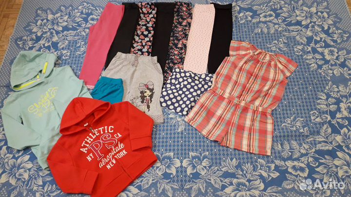Детские вещи пакетом для девочки 110 116