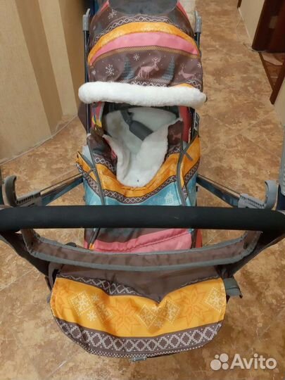 Детские санки коляска