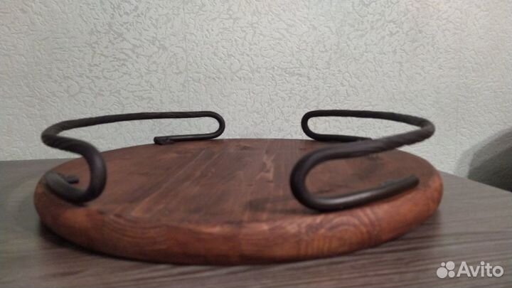 Большой деревянный поднос/подставка