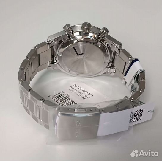 Часы Seiko SSB413P1. Хронограф. Сапфир