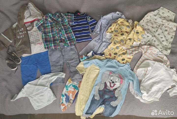 Вещи пакетом на мальчика 68