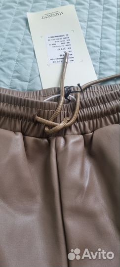 Брюки женские экокожа палацо