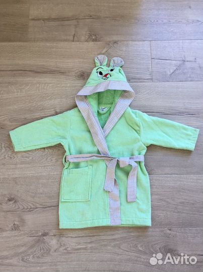Детский банный халат 80р