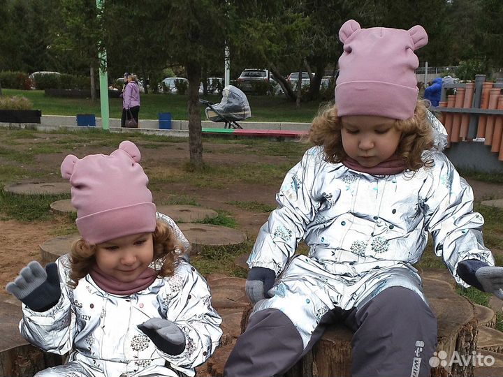 Шапочки для девочек, для мальчиков для двойни