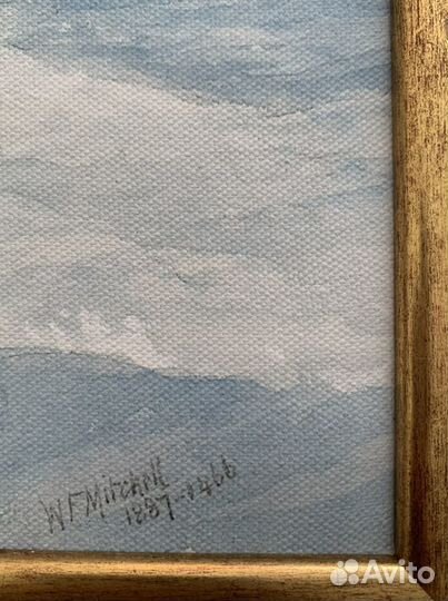 Картина Корабль на море холст в раме